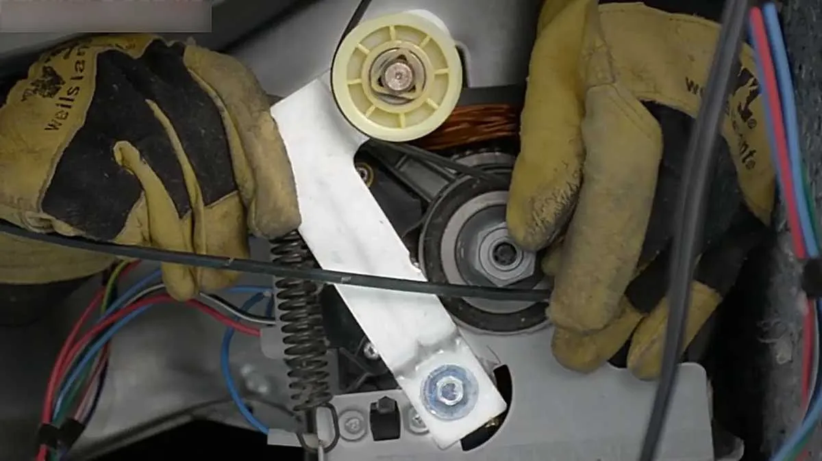 maytag dryer idler pulley diagram