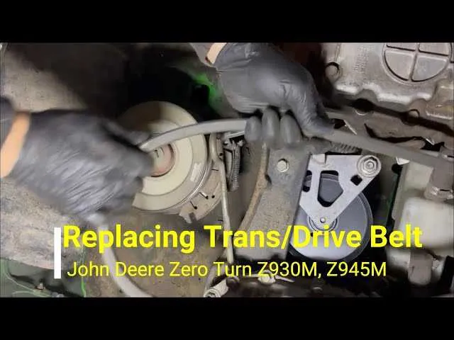 john deere z930m drive belt diagram