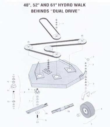 ferris mower parts diagram