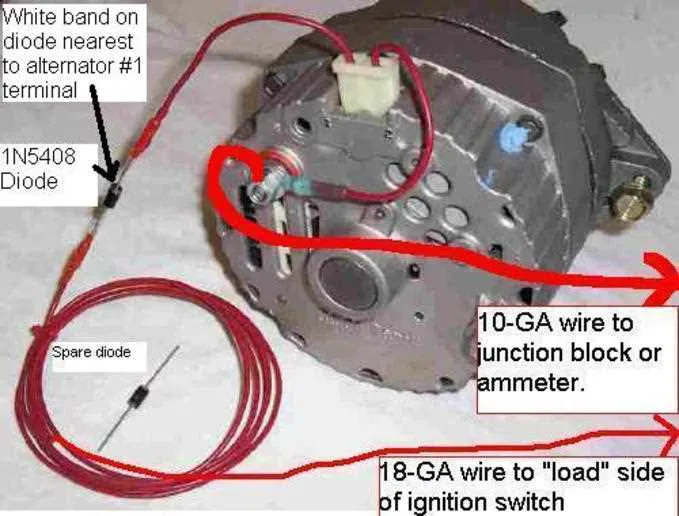 GM Single Wire Alternator Wiring Diagram Guide