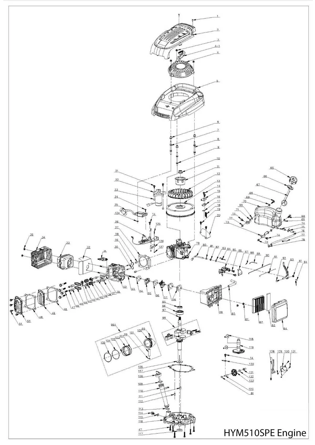 ryobi 40v lawn mower parts diagram