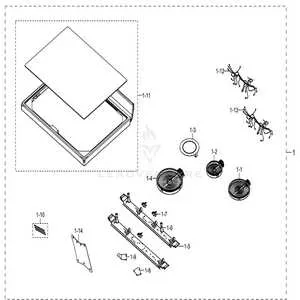 samsung stove parts diagram