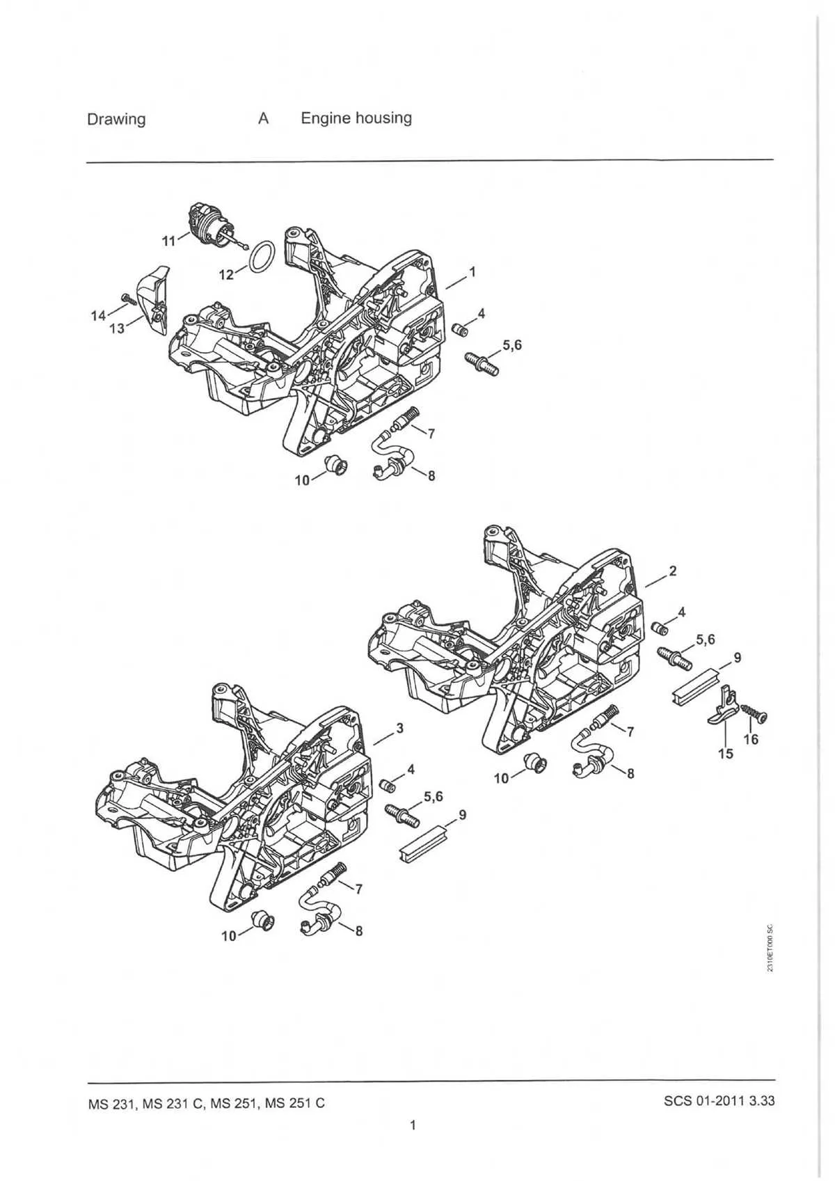 stihl chainsaw parts diagram