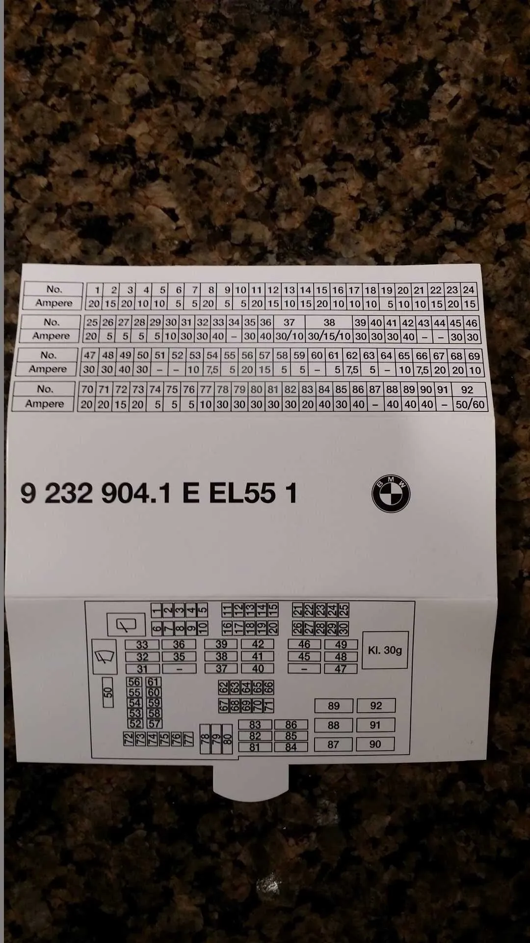 2009 BMW 328i Fuse Box Diagram and Wiring Details