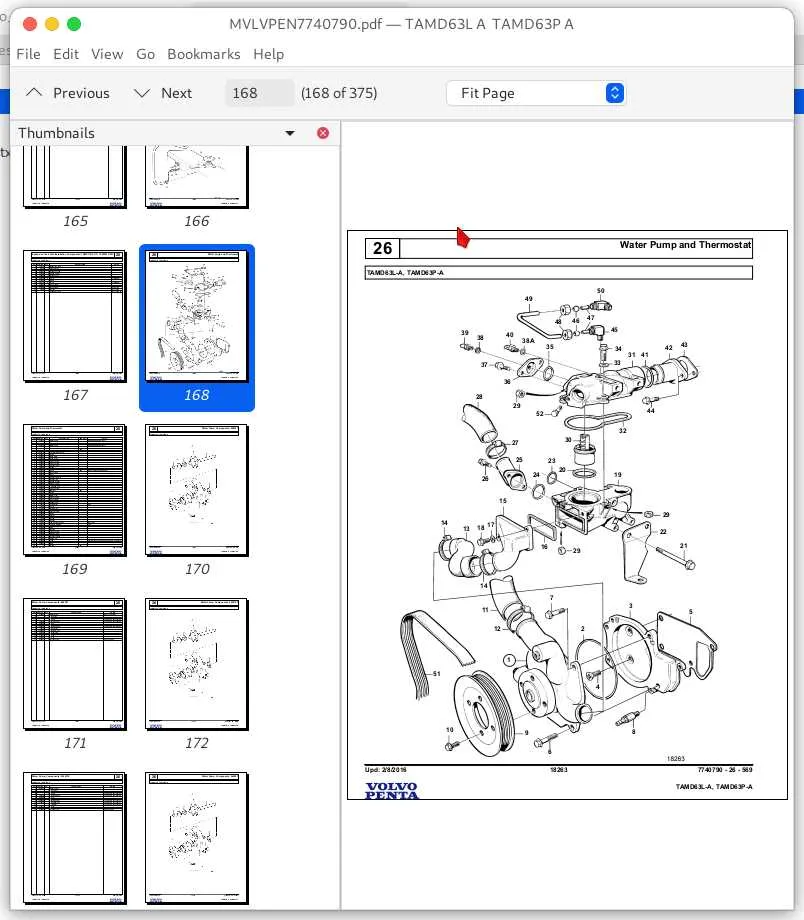 volvo penta parts diagrams