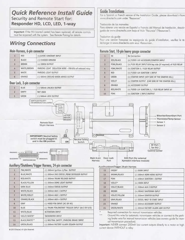 viper alarm wire diagram