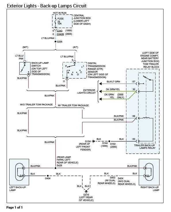 2002 f350 7.3 fuse box diagram
