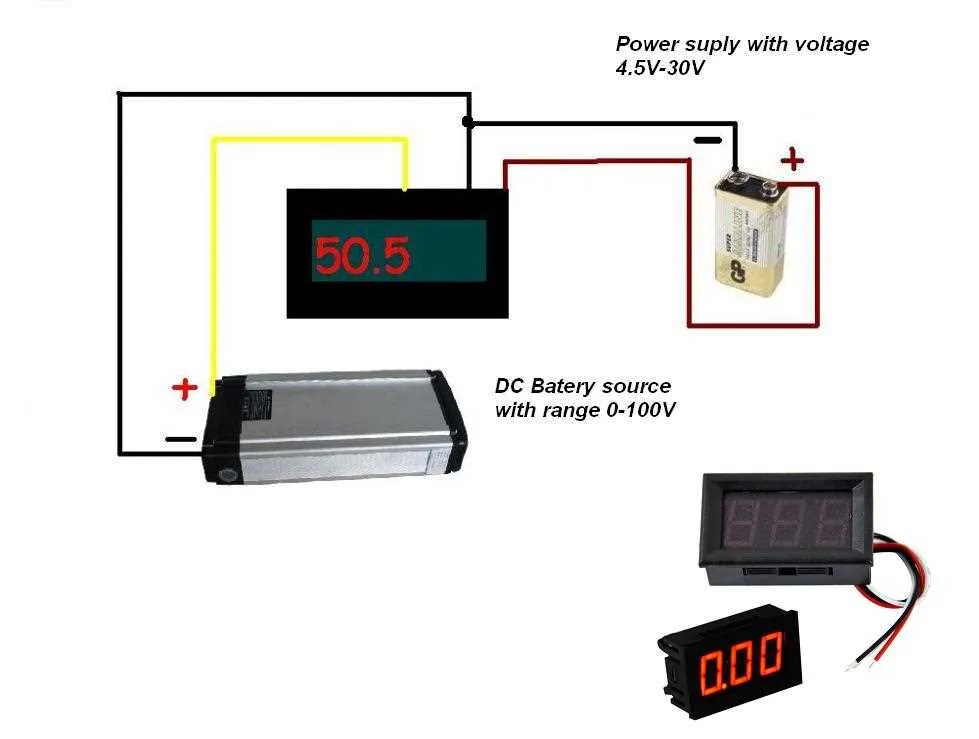 2 wire voltmeter wiring diagram