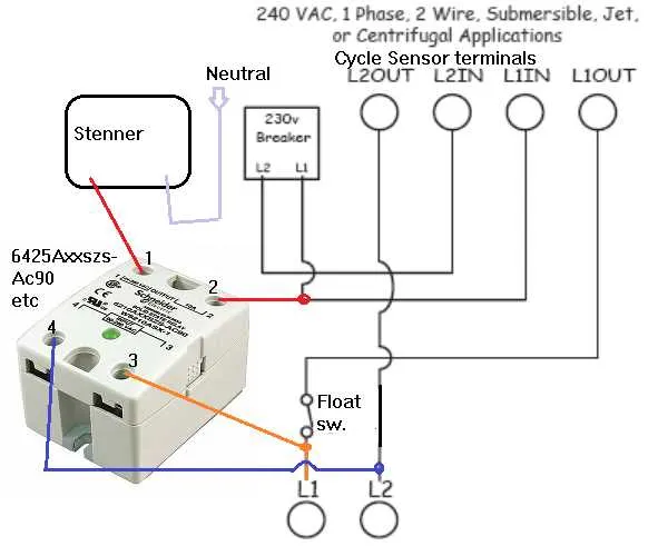 wet switch wiring diagram