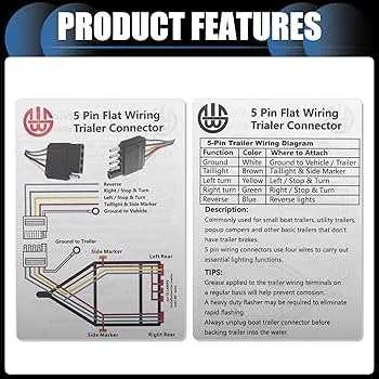 wiring diagram for a 5 pin trailer plug