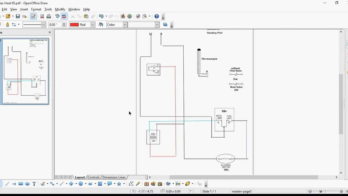wiring diagram gas furnace
