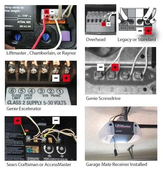 wiring diagram liftmaster garage door opener