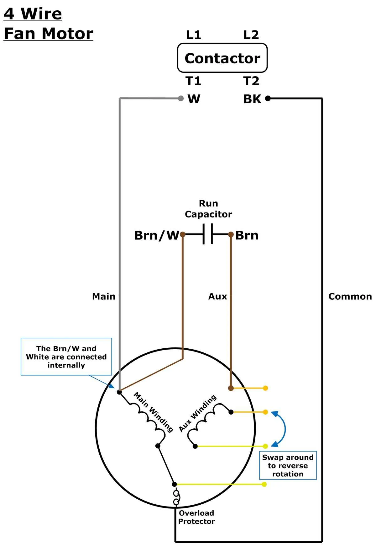wiring diagram of motor