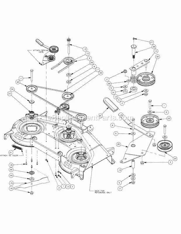 cub cadet z force 50 belt diagram
