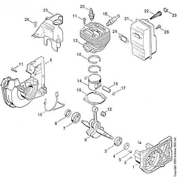 stihl 034 parts diagram