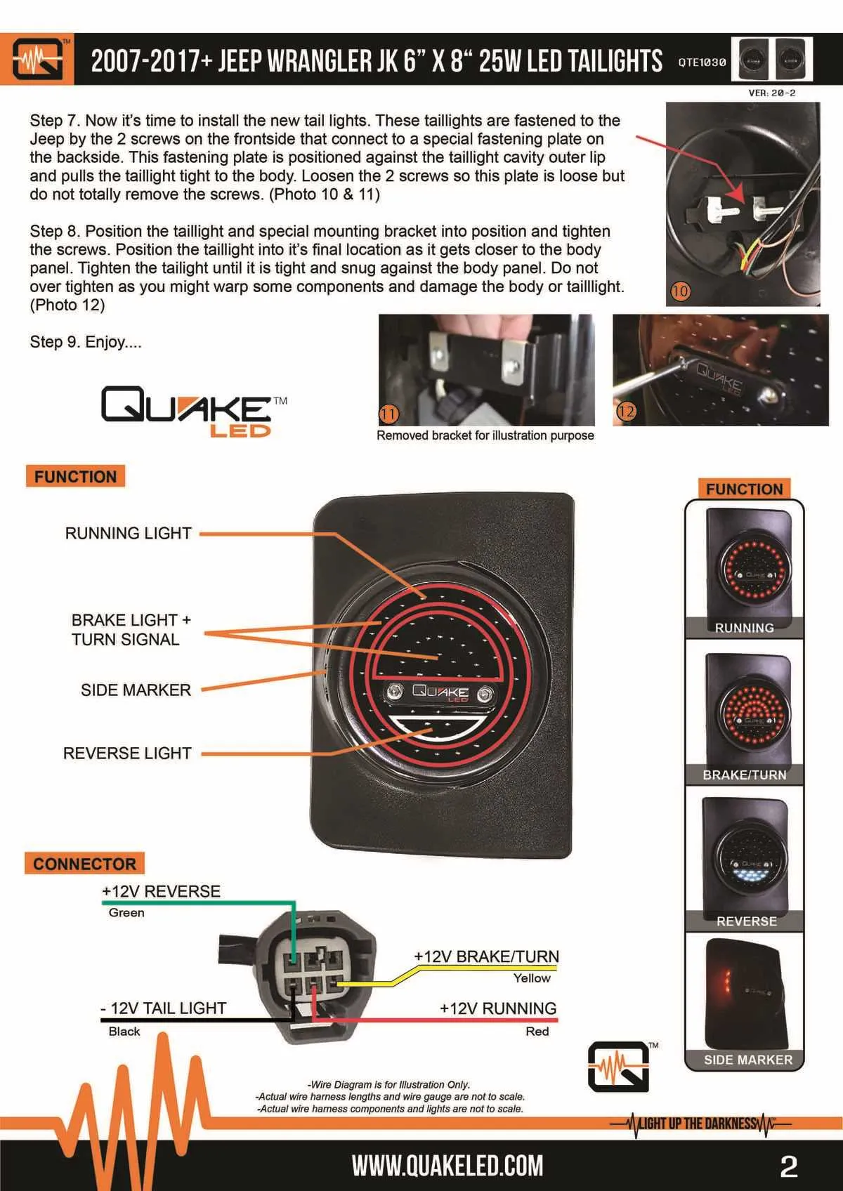 jeep jk tail light wiring diagram