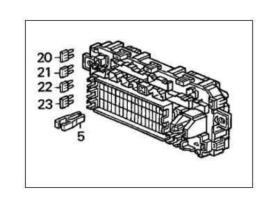 honda civic 99 fuse box diagram