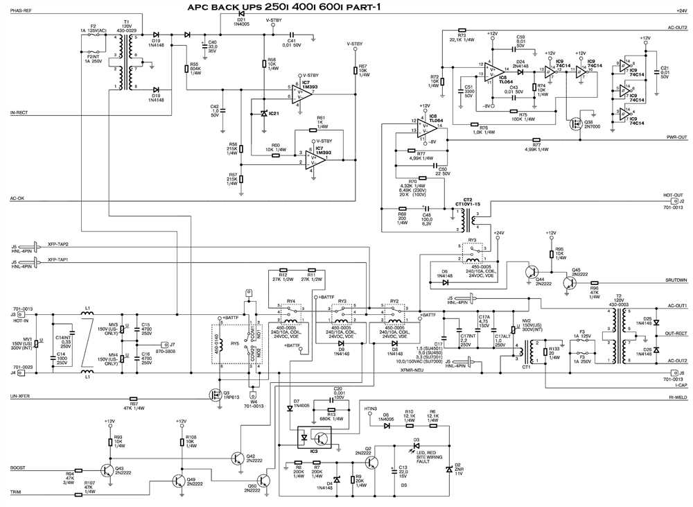 Input section of the circuit diagram
