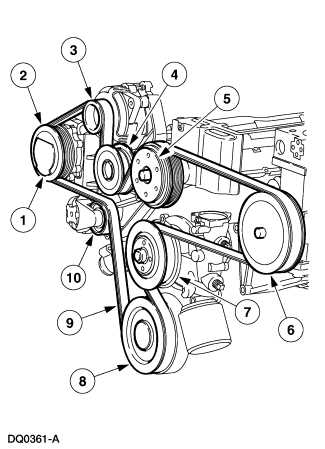 2007 ford mustang v6 4.0 belt diagram