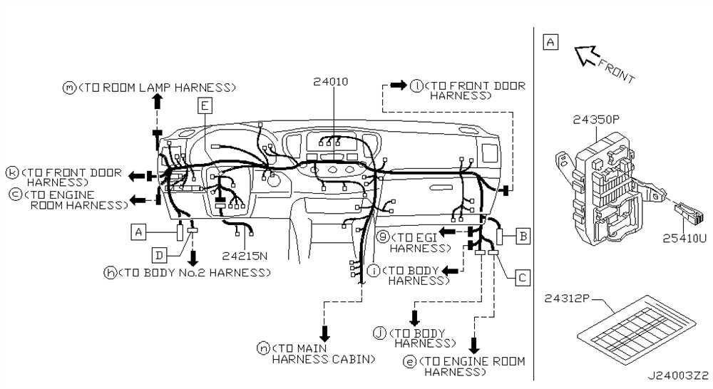 Infiniti wiring harness
