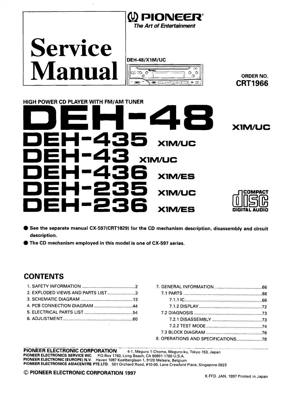 Pioneer deh-x65bt wiring diagram