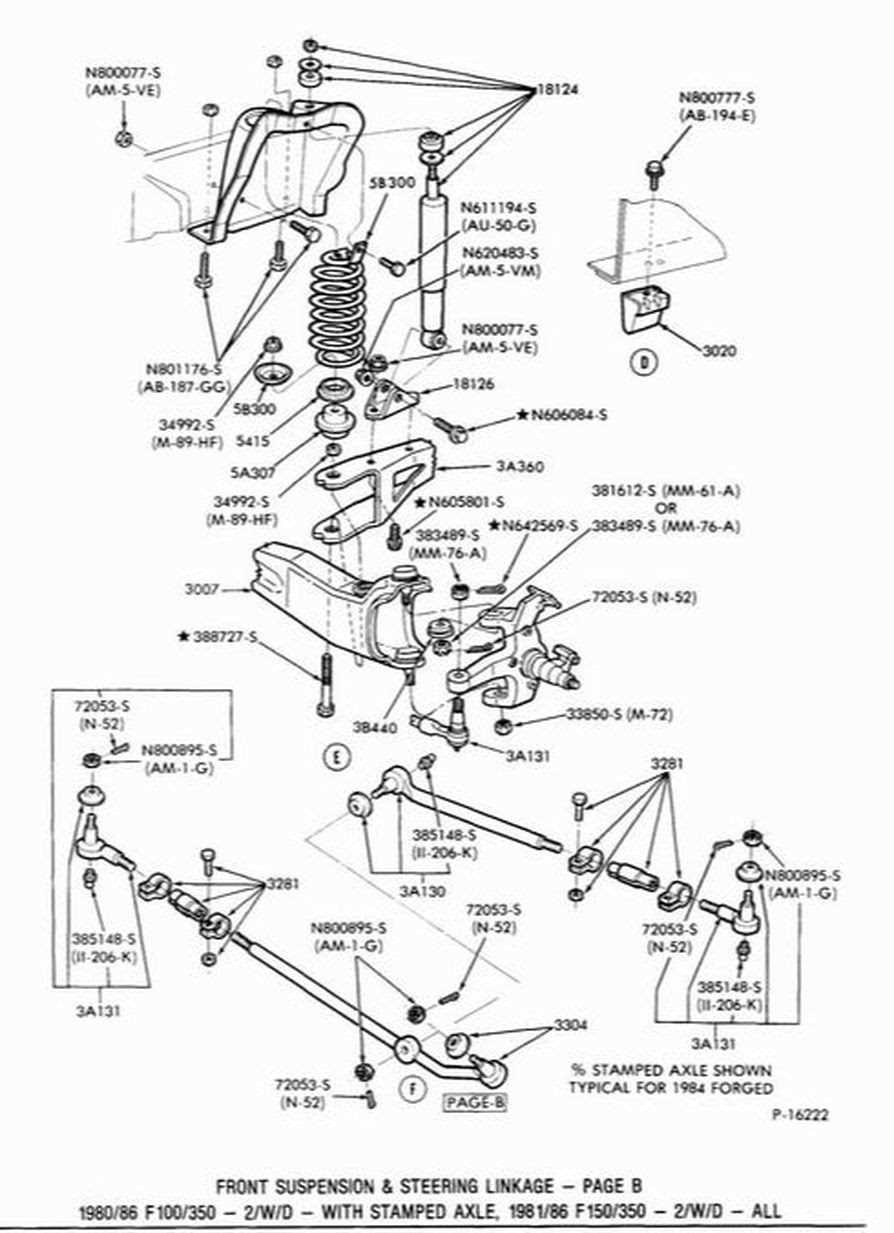 2003 ford f350 front axle diagram